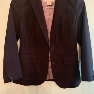Navy blue suit jacket
